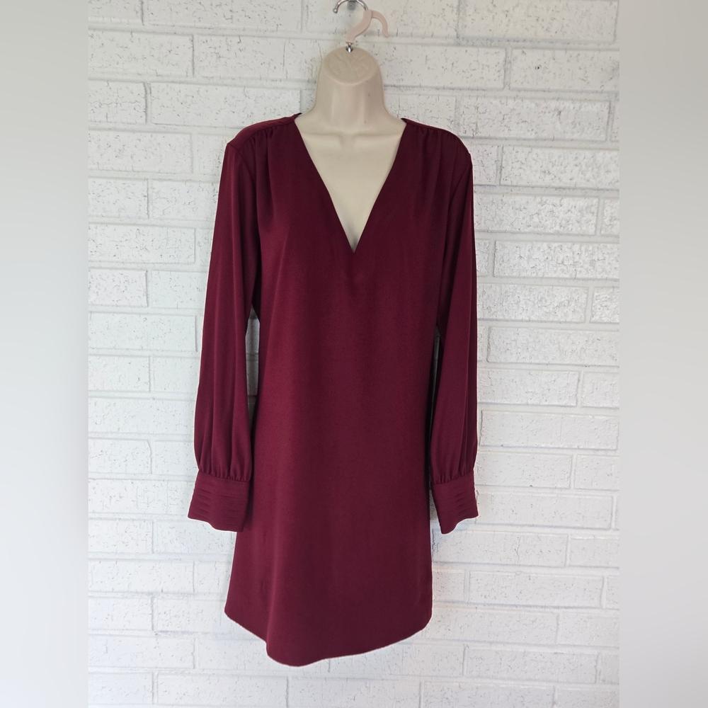 a new day Women's Midi Dress - Burgundy